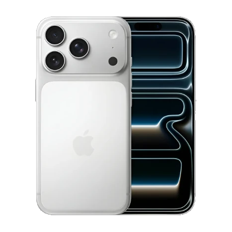 iPhone 17 Pro Max Prateado, traseira e tela