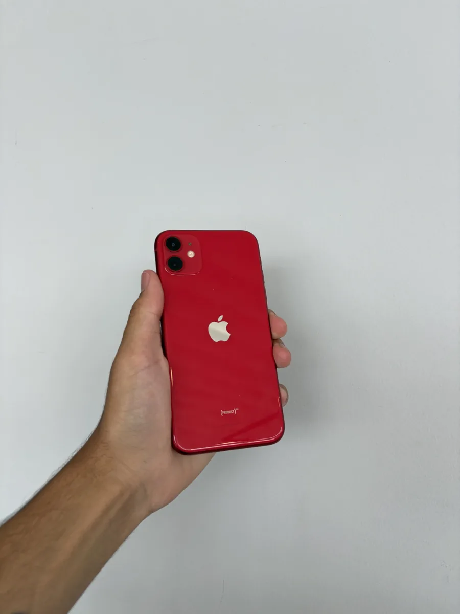 iPhone 11 Vermelho (PRODUCT)RED seminovo, foto real da unidade